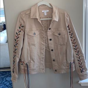 Khaki/tan Denim Jacket
